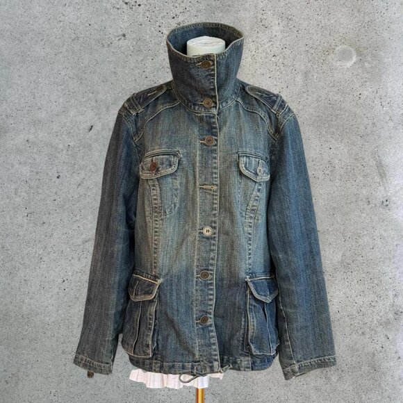Y2K denim jacket // plus size - Picture 2 of 8